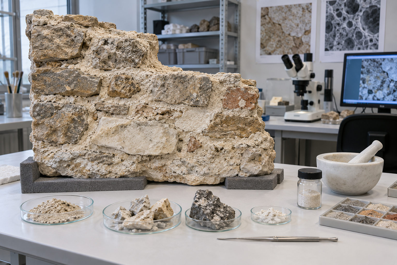 Pompeia oferece novas pistas sobre a fabricação do concreto romano